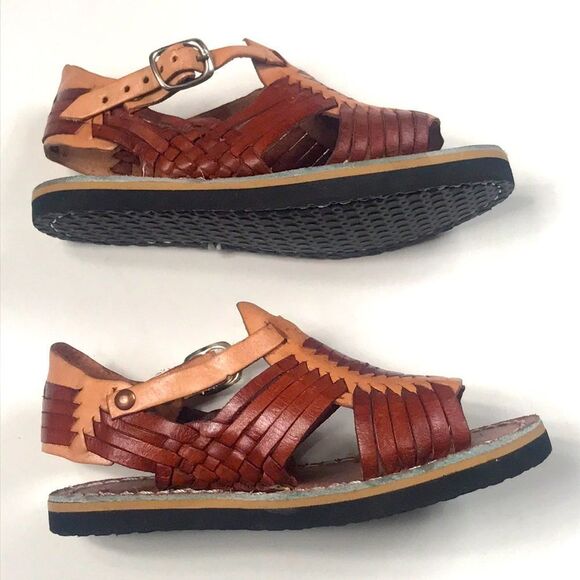 Kid’s Sandals Leather Handmade size 17 - Picture 3 of 11